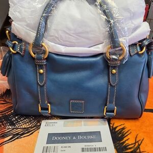 Dooney & Bourke Denim Blue Leather Women's Bag